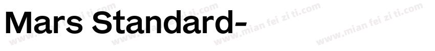 Mars Standard字体转换